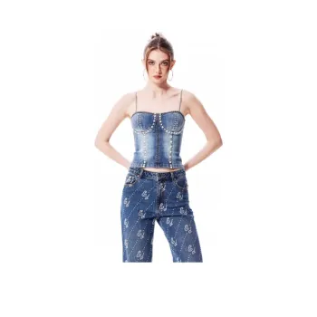 Ed Hardy FW24 Tank Tops Women's Indigo