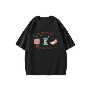 ILYOIL Drop Shoulder Sleeve T Shirt Unisex