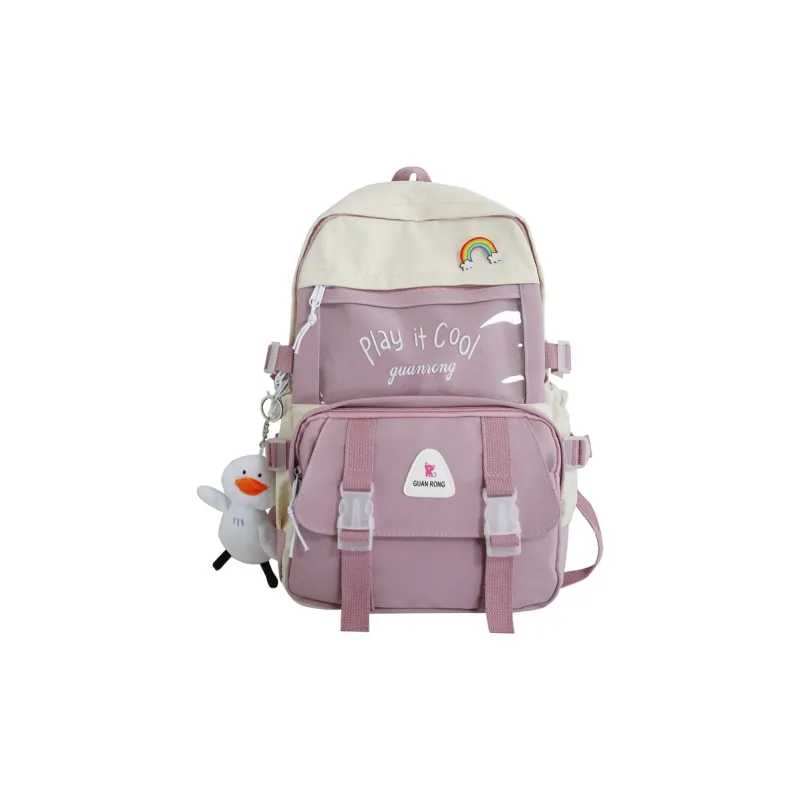 ZOGA Nylon With PVC Backpack Women's Multicolor-4