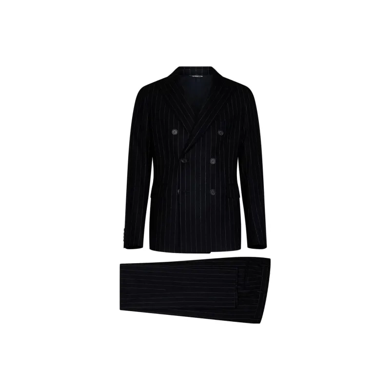 TONELLO Business Suits Men Black-0