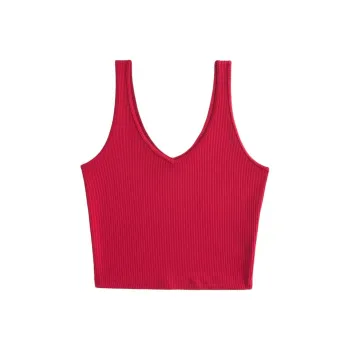 Hollister Tank Tops Women's Red