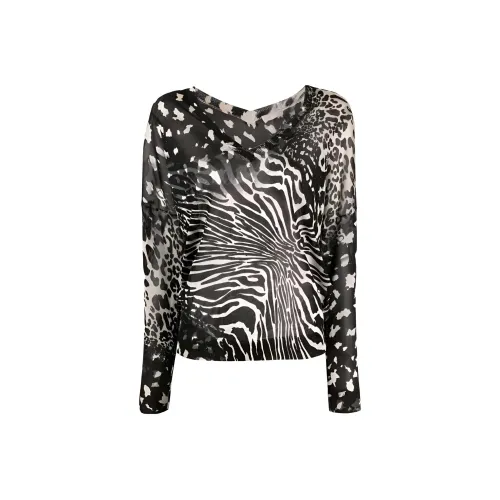 LIU·JO Animal print V neck Jumper