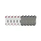 10-Pack (5 White+5 Light Gray)