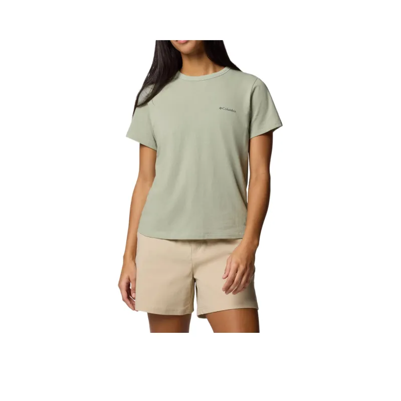 Columbia Sun Trek Regular T-Shirt Women's Light Green-0