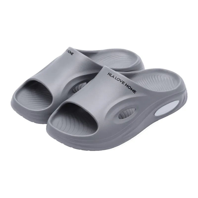 HLA Summer Sports Fashion Trend Platform EVA Men's Slippers, Squashy And Bouncy Feeling Soft Indoor Home Sandals-12