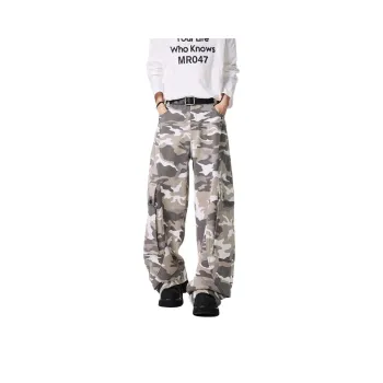 UNthemed Casual Pants Unisex White Gray