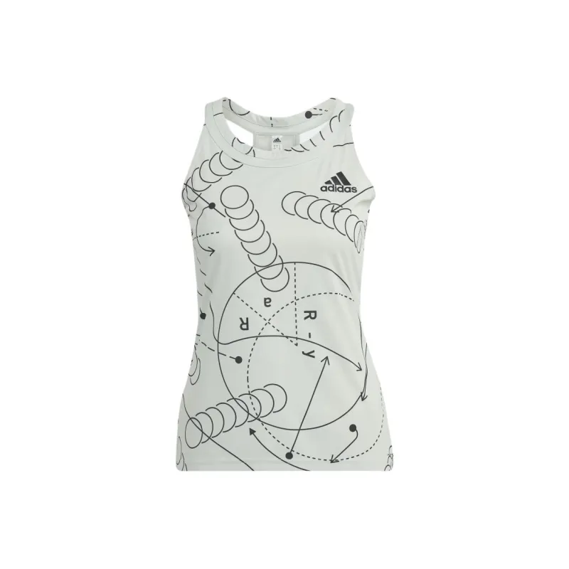 Adidas Tank Tops Women's Linen Green-0