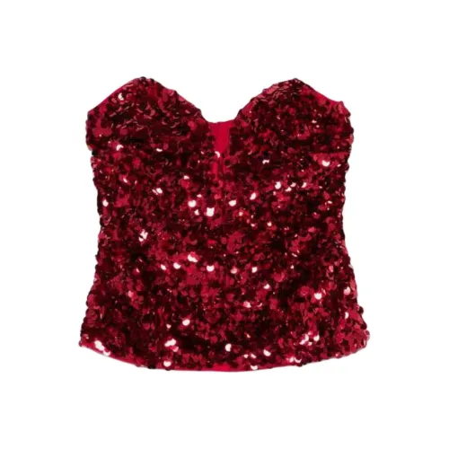Maison Margiela Battered Sequin Knitted Top