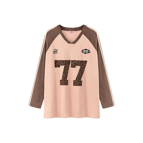 CHUU T Shirts Women's Gray Pink