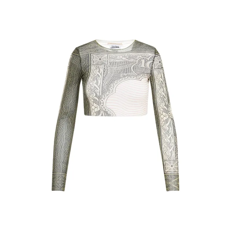Jean Paul Gaultier Cartouche Cropped Top-0