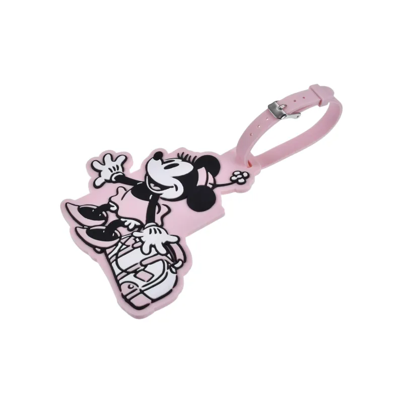 Disney Travel Luggage Tag Women's Pink & Black-3