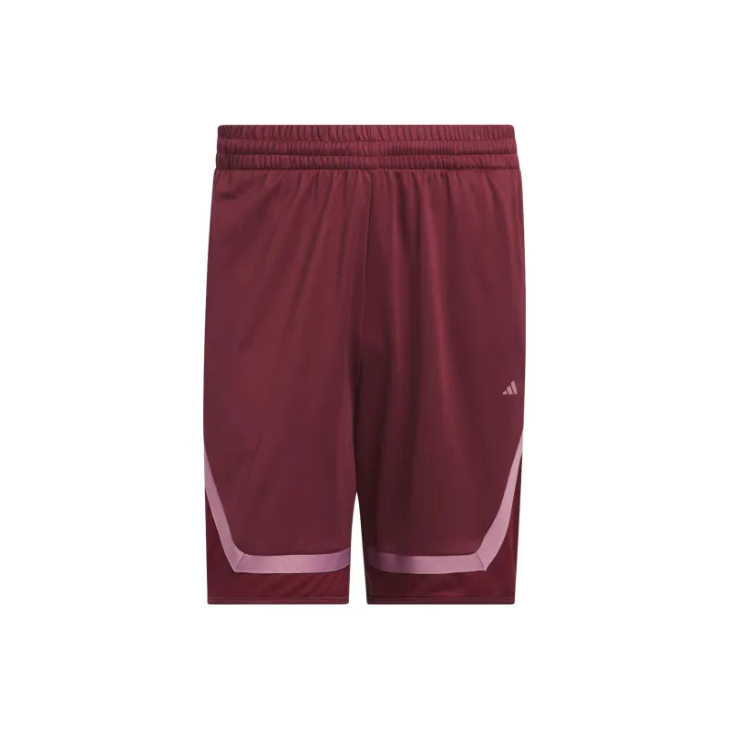 Adidas SS23 Basketball Shorts Men's Dark Red-0