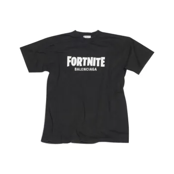 Balenciaga X FORTNITE©2021 Medium Fit Women's T shirt Black
