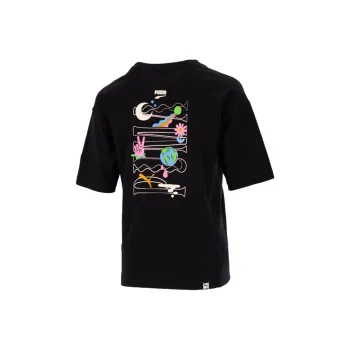PUMA Downtown T Shirt Women's Black