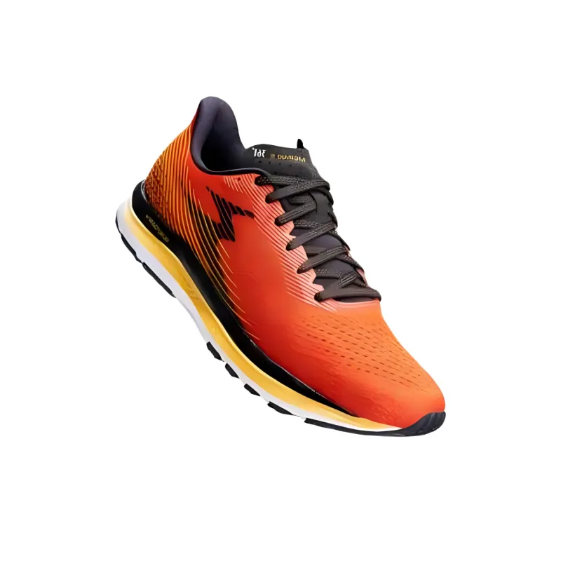 361° Anti Slip Wear Resistant Low Top Running Shoes Men's Orange Black-3