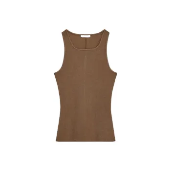 ZARA Tank Top Women's Chocolate Brown