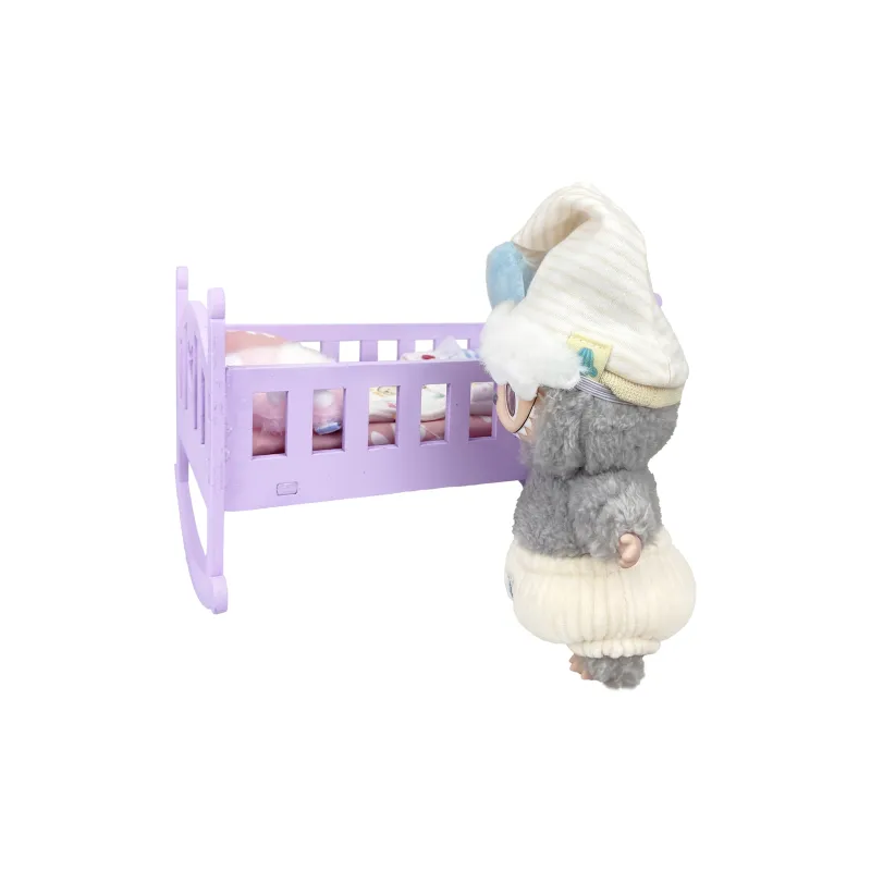 [Modified Doll] POP MART Labubu THEMONSTERS Heartbeat Macaron Collection Good Night's Bed, Cute Hang Tag Box 17cm-31