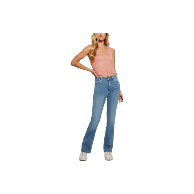 GUESS Tank Tops Women's Pink-0