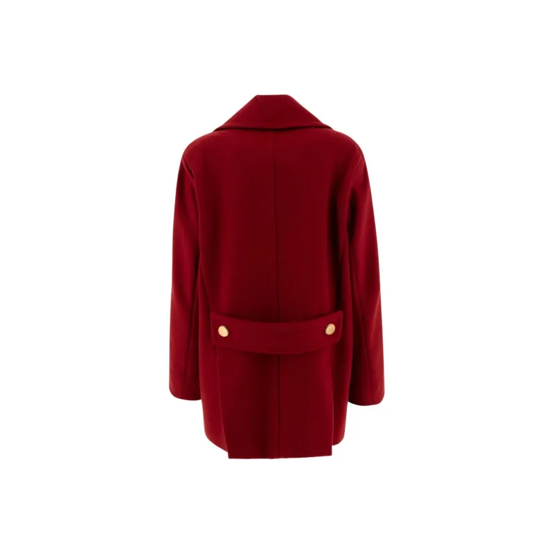 MaxMara Double Breasted Long Sleeved Coat-1