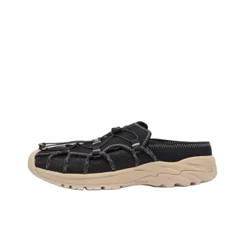 DESCENTE URBAN OUTDOOR Anti Slip Wear Resistant Low Top Casual Shoes Unisex Black