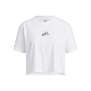Adidas Originals Crop Tops Women's White