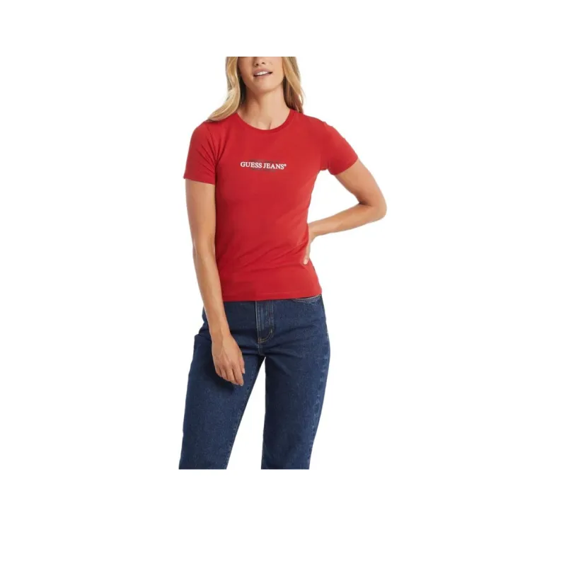 GUESS T-Shirts Women's Red-0