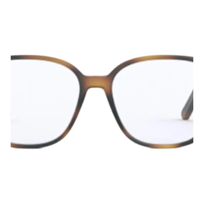 DIOR Plastic Square Sunglasses Unisex Brown-2