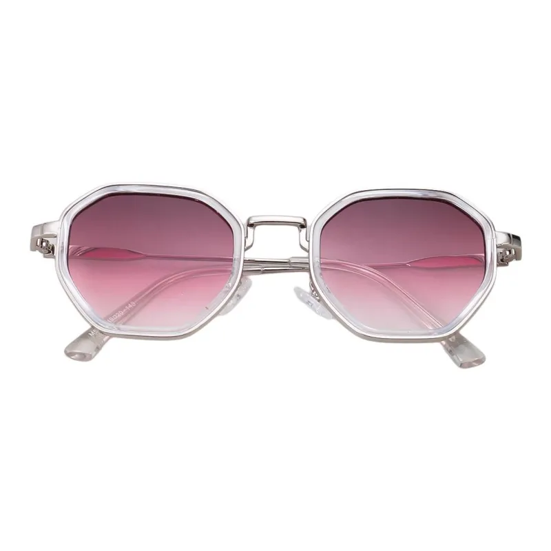 JEANSWEST PC Metal Irregular Shape Sunglasses Unisex-1