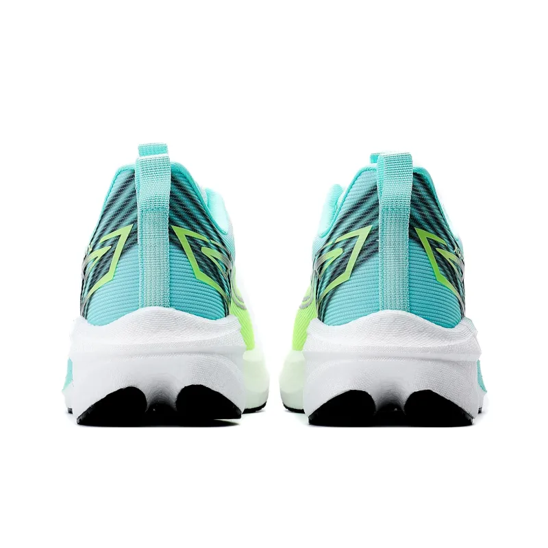 XIDELONG Cushioning Slip Resistant Low Top Carbon Plate Sprint Running Shoes Unisex Turquoise-4