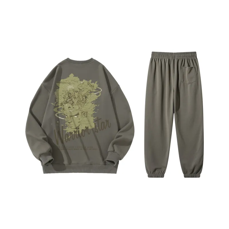 WARRIOR Sweatshirt Sets Unisex-7