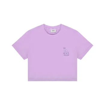 MLB Set in Sleeve T Shirt Women's Lavender Light Purple