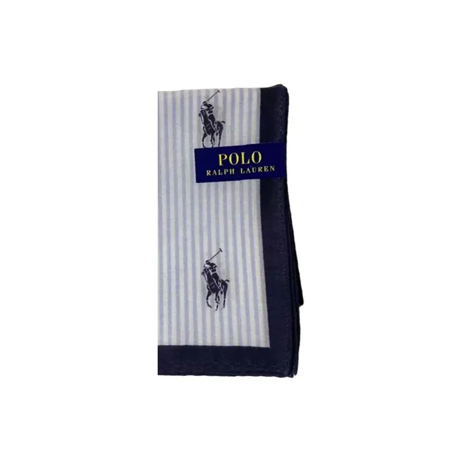 Polo Ralph Lauren Silk Scarves Unisex Light Blue-2