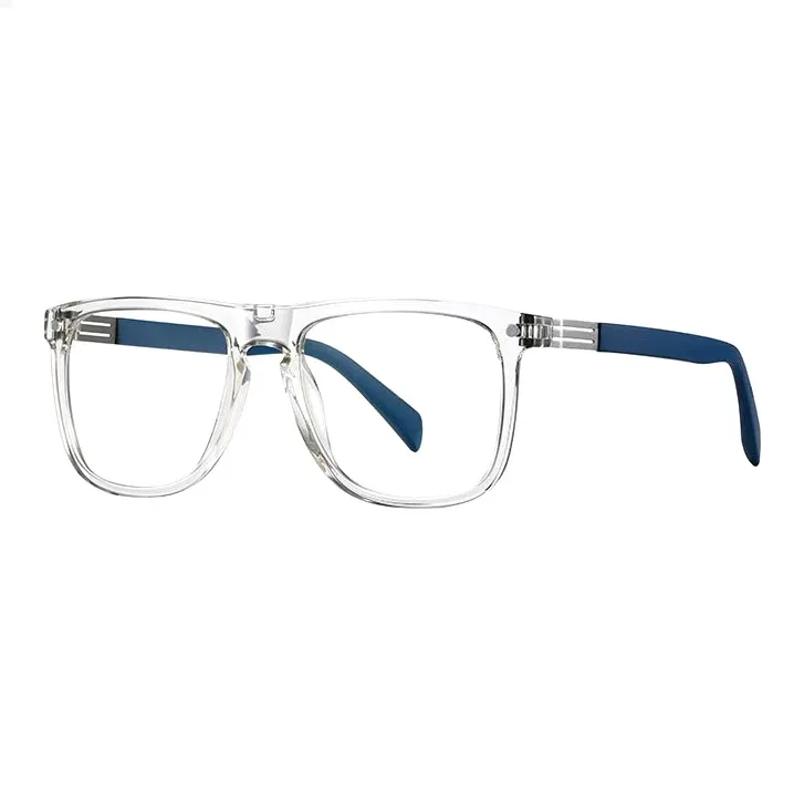 JUICE BABY TR/Memory Plastic Metal Square Sunglass Myopia Frame Unisex-1