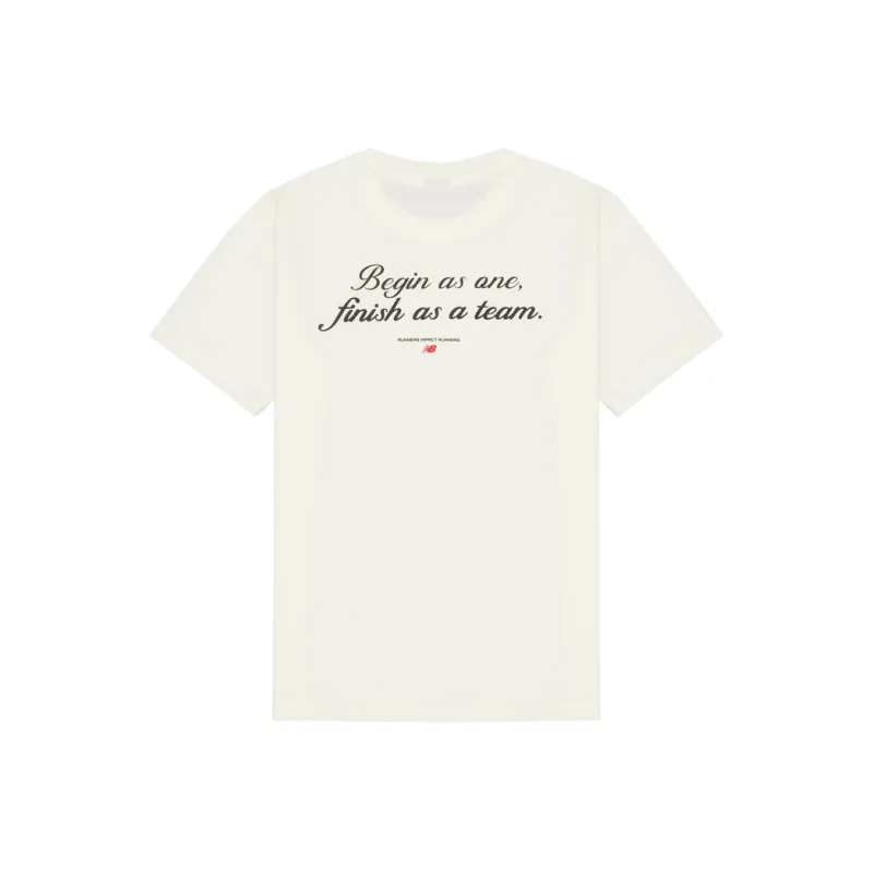 New Balance T Shirt Men's Ivory White-1