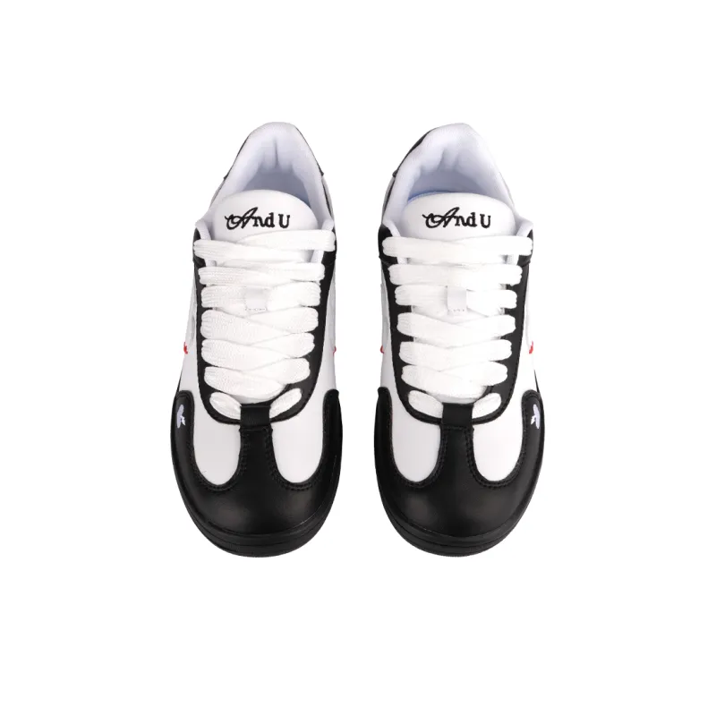 AND U Slip Resistant And Abrasion Resistant Coverage Low Top Heartfelt Artistic Skateboard Shoes Unisex-2