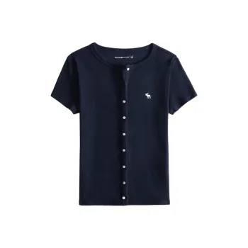 Abercrombie＆Fitch T Shirt Women's Navy Blue
