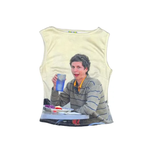 Omighty Tank Tops Women's Light Yellow