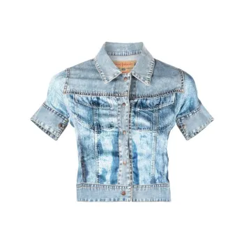 DIESEL Crop Tops Women's Blue