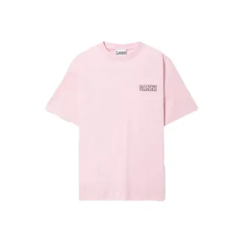 GANNI T-Shirts Women's Pink