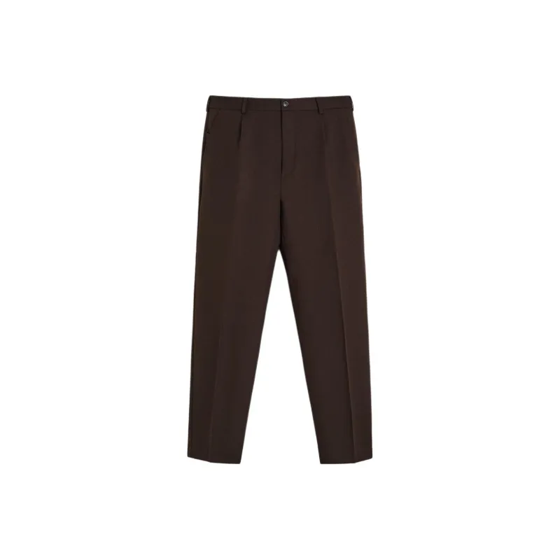 ZARA Casual Pants Men's Dark Brown-0