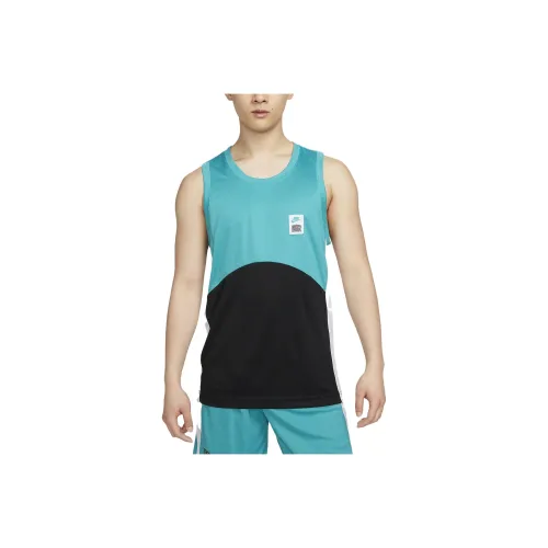 Nike Basketball Jersey Men's Cyan Nebula