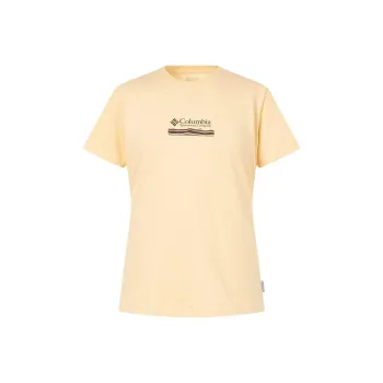 Columbia T Shirt Women's Yellow