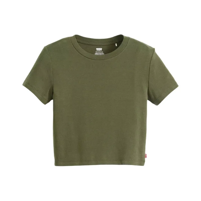 Levis T-Shirts Women's Green-0