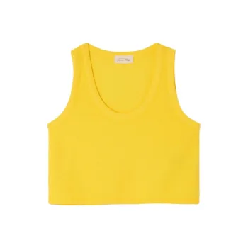 AMERICAN VINTAGE A.M SS24 Tank Tops Women's Yellow