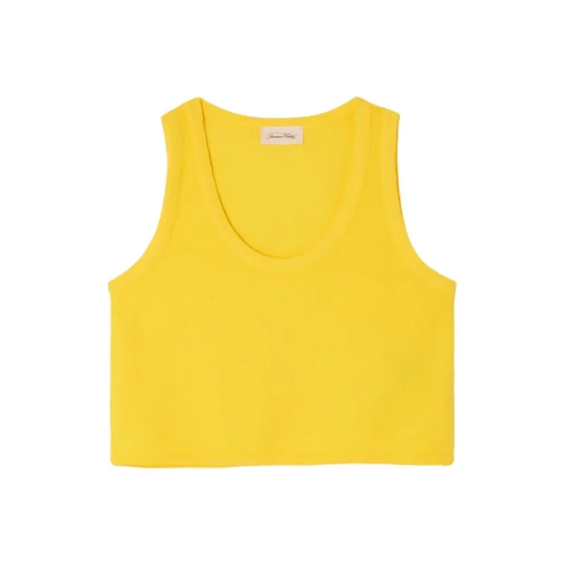 AMERICAN VINTAGE A.M SS24 Tank Tops Women's Yellow-0