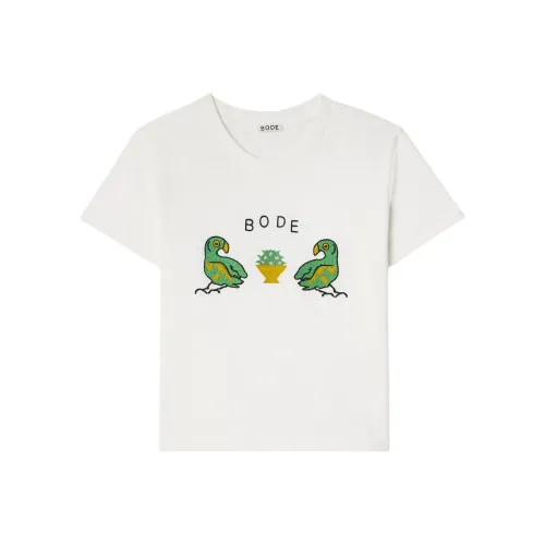 BODE Twin Parakeet Tee 'Cream'