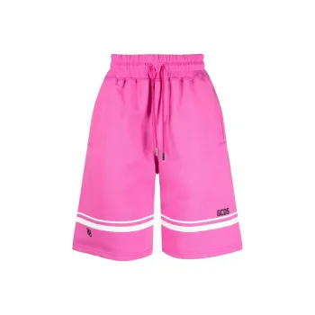 GCDS Sports Shorts Men Fuchsia