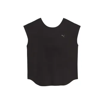 PUMA STUDIO FOUNDATIONS SS T-Shirts Women's Black