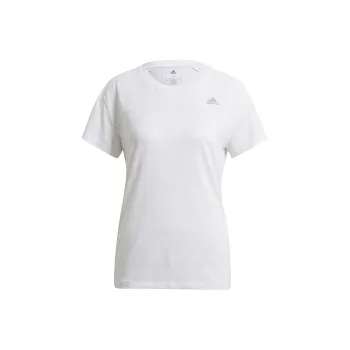 Adidas Set in Sleeve T Shirt Women's White