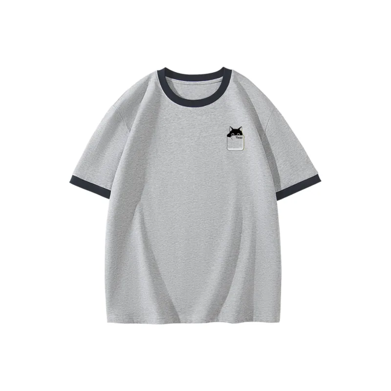 Cotton Gene Drop Shoulder Sleeve T Shirt Unisex-12